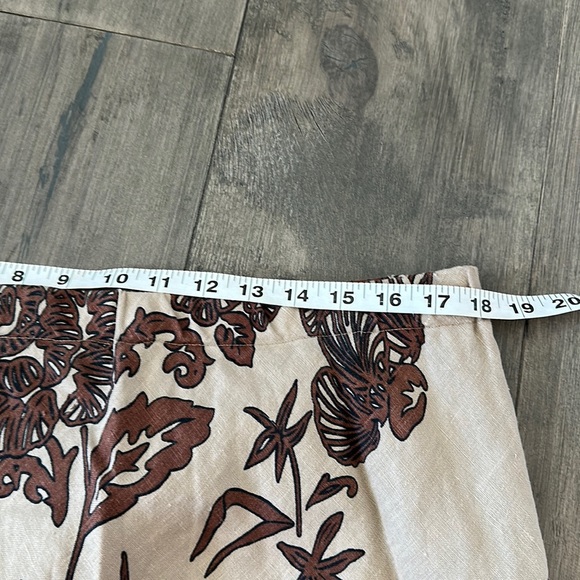 Russ Berens Malibu- USA 100% linen skirt - Picture 3 of 9